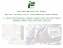 Tablet Screenshot of idraulico-milano.net